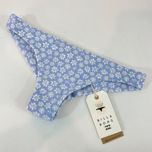 Billabong Blue Ditsy Floral Print Bikini Bottoms / NWT